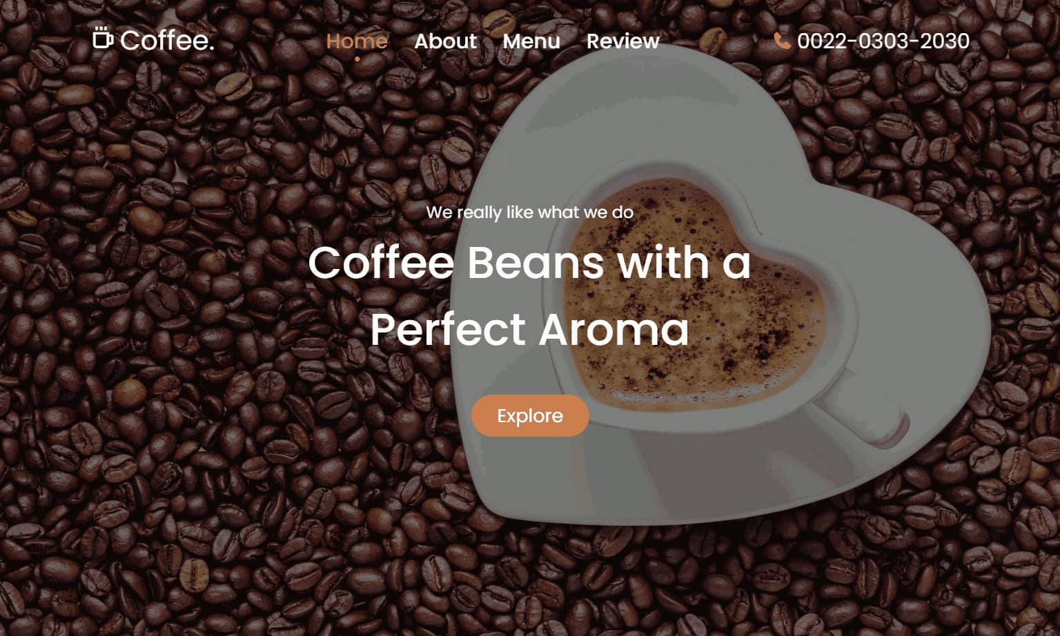 Website Home Page Screen Shot